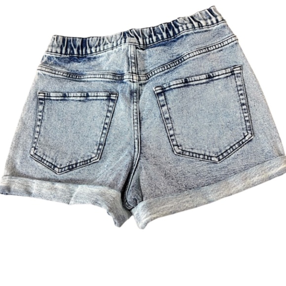 Wild Fable Denim Rolled Up Mini Shorts Sz XS - Picture 2 of 5